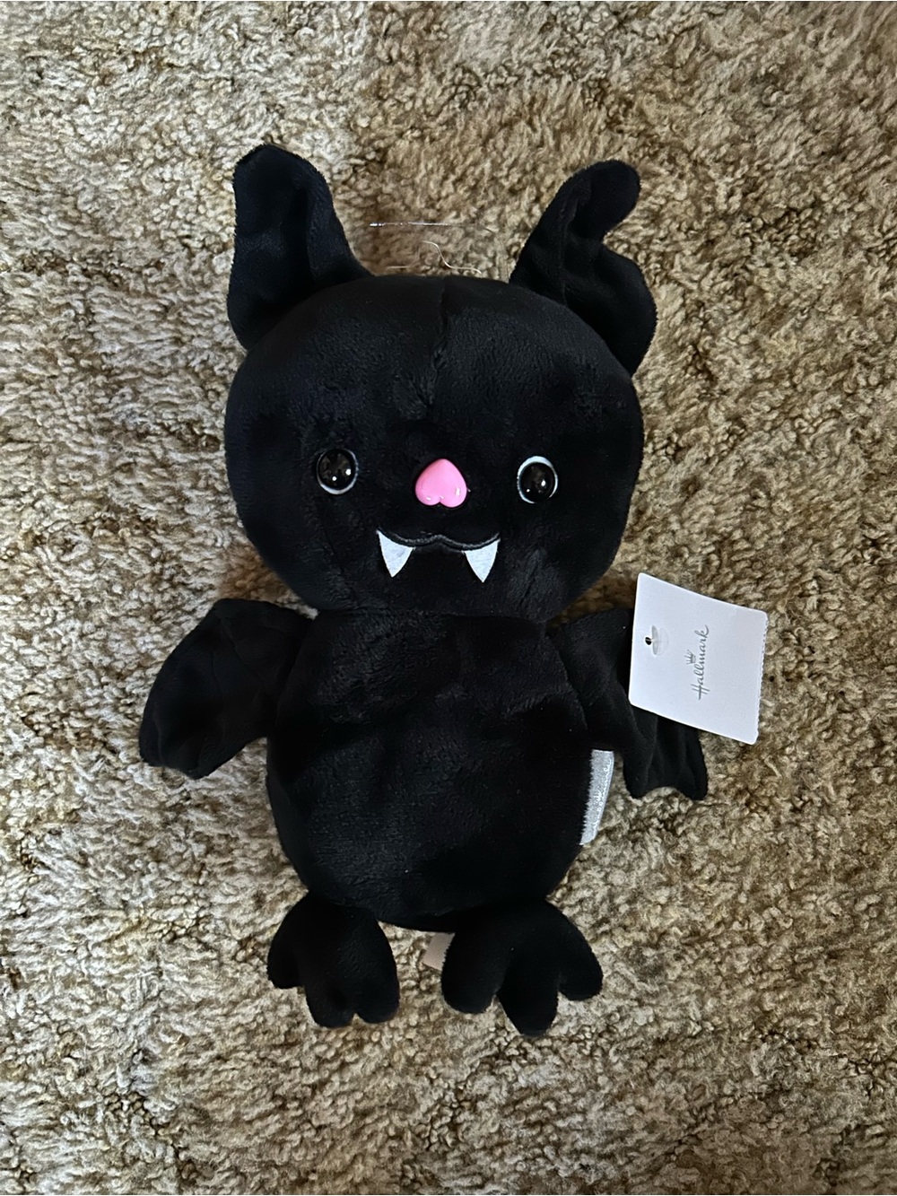 Hallmark Black Bat Plush Stuffed Animal Halloween Toy